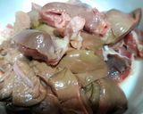 Hình bước làm 1 của món Bí xanh xào lòng vịt