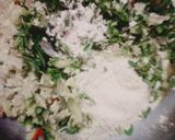 A picture of step 1 of Vegtable mix besan paratha.