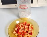 Foto del paso 1 de la receta: Yogur, rebanada de pan con aceite y nectarina