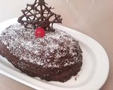 Foto del paso 5 de la receta Tarta de calabaza o zanahoria con telarañas de chocolate