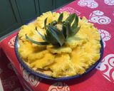 Une image de l'étape 7 de Ananas Victoria parfumé à la rose.