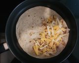 A picture of step 6 of Chicken Bacon Ranch Quesadilla.