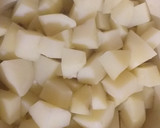 Foto del paso 12 de la receta: "Lomo de cerdo al pimiento" en una cama de espárragos y puré