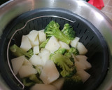 Foto del paso 1 de la receta: Brócoli con patata al horno