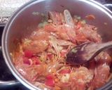 Foto del paso 10 de la receta Calamares rellenos de marisco en salsa de gambas