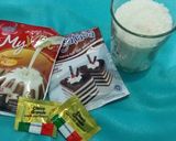 Foto langkah ke 1 dari resep Agar fla ditabur choco granule cappuccino.
