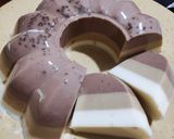 Foto langkah ke 5 dari resep Pudding 3 rasa susu, kopi dan coklat.