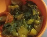 आलू पालक की सब्जी (Aloo palak ki sabzi recipe in Hindi) रेसिपी चरण 4 फोटो