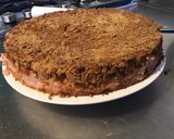 Une image de l'étape 15 de Flan pâtissier façon cheesecake aux pralines roses.