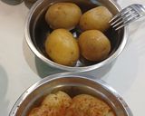 Foto del paso 2 de la receta: Pota al Vapor con Patatas en Nido