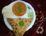 મટર ભાજી એન્ડ પરાઠા (peas subji in gujrati) રેસીપી સ્ટેપ5ફોટો