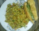 A picture of step 2 of Bhel Puri.