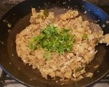 A picture of step 6 of Raw banana Potato podimas.