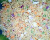 A picture of step 3 of Danbun shinkafa with cow leg.