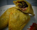 Foto del paso 8 de la receta: Empanadas costeñas llenas del picadillo de ayer y más...!!🍻🎅!