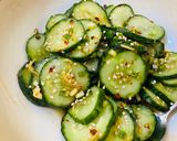 A picture of step 3 of Asian Cucumber Salad.