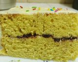 A picture of step 7 of Lemon cake with blueberry filling #festival contest#Mombasa#.