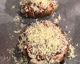 A picture of step 6 of Chicken Enchilada Stuffed Portobellos.