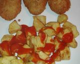 Foto del paso 4 de la receta: Nuggets de pollo con patata con salsa picantona a mi manera