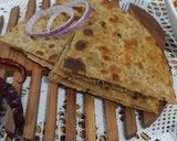 A picture of step 6 of Moong Dal Paratha.