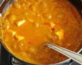 A picture of step 7 of Paneer Capsicum Masala.