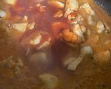 A picture of step 4 of Chilli Chicken Spaghetti.