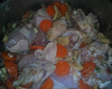 Foto del paso 4 de la receta: Pollo con champiñones y zanahorias