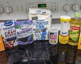 A picture of step 2 of Blueberry Cranberry Waffles.