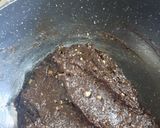 A picture of step 5 of Chocolate Walnut fudge.