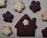 Foto del paso 4 de la receta: Galletitas de manteca combinadas, vainilla y cacao
