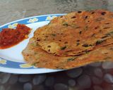 A picture of step 6 of Methi ke parathe.
