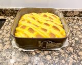 Foto del paso 7 de la receta: Pastel con peras en almíbar y crema sin gluten