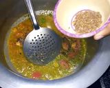A picture of step 5 of Lauki ki Bhujiya.