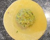 Une image de l'étape 3 de Ravioles au poulet et au pesto.