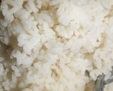 A picture of step 5 of Local rice and beans.