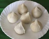 A picture of step 9 of Ukadiche Modak with Puran poli stuffing !.