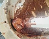 A picture of step 3 of Chocolate ladoo/dark fantasy biscuits laddu.
