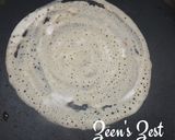 A picture of step 3 of Roasted Gram/Chana Dosas.