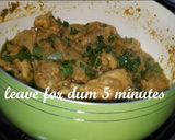 A picture of step 14 of Methi chicken.