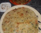 A picture of step 1 of Vege paratha.