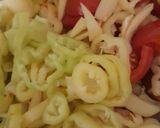 Lecsó tojással,bazsalikommal 🫑🍅🧅🌶🍺 recept fázis 3 fotója