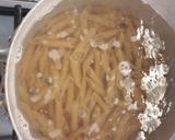Pas rețetă Paste (pennette) cu vinete, roșioare și mozzarella 5 fotografie