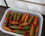 عکس مرحله 4 از دستور لواشک سه رنگ