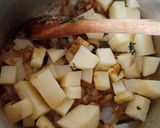 A picture of step 6 of Aromatic Pea & Mint Soup.