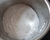 A picture of step 1 of Sago flour puri.