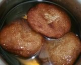 A picture of step 9 of Bread Mawa Stuffed Malpua.