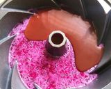 Foto langkah ke 5 dari resep Puding Buah Naga Lapis Coklat.