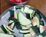 A picture of step 1 of Watermelon Peels Shikanji for Detox and Healthy Weight loss.