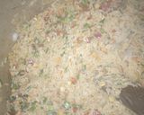 A picture of step 7 of Vegetable Coconut Fried Rice.
