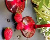 Une image de l'étape 4 de Milkshake groseilles fraises orange.
